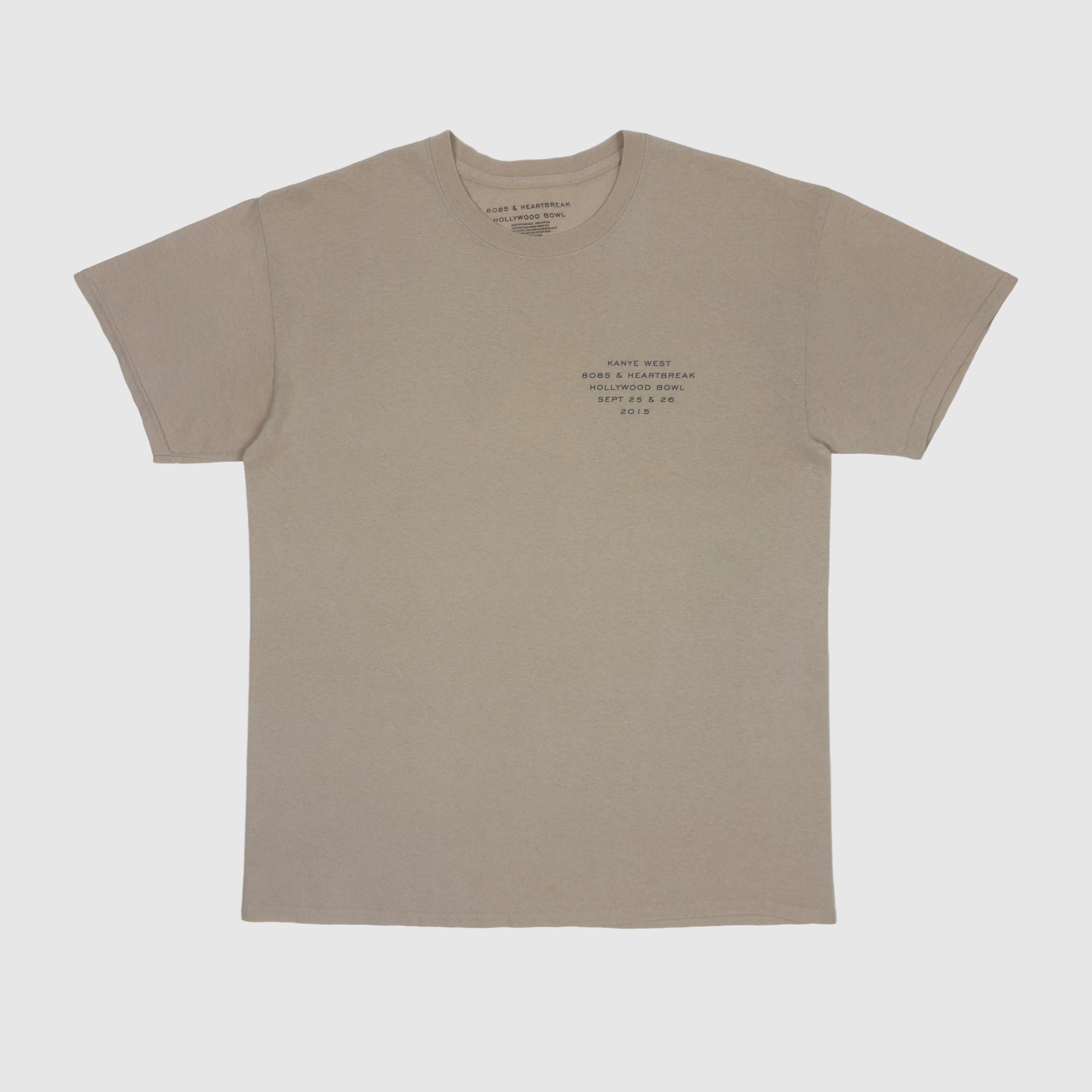 808’s & Heartbreak 2015 Hollywood Bowl Tee In Sand