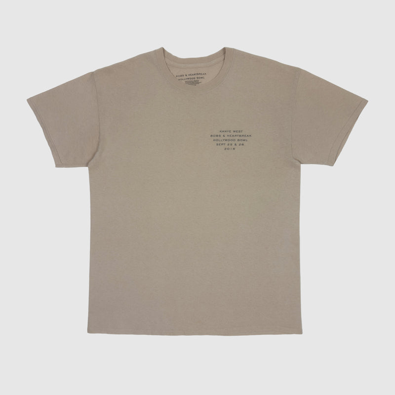808’s & Heartbreak 2015 Hollywood Bowl Tee In Sand
