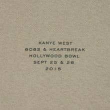 808’s & Heartbreak 2015 Hollywood Bowl Tee In Sand