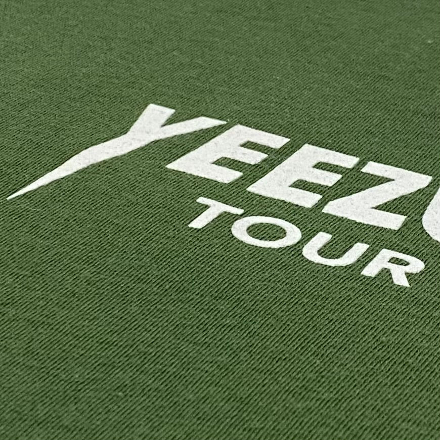 Yeezus Tour 2013 OG Olive Logo Tee