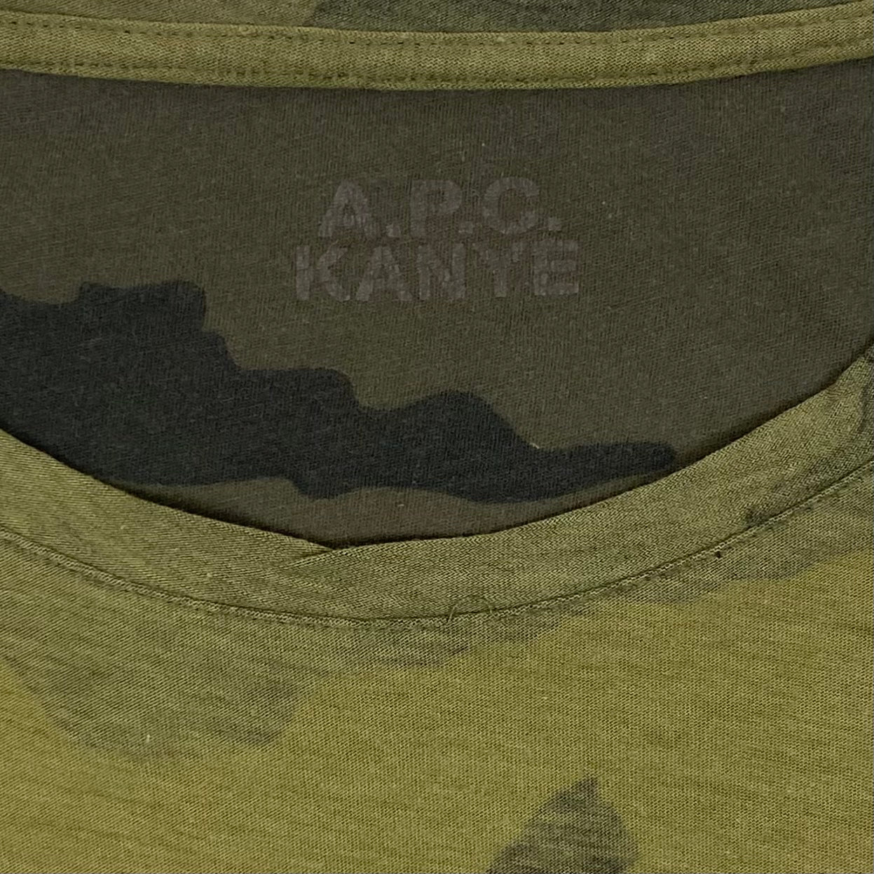 APC Kanye 2014 Camouflage Reversible Tee