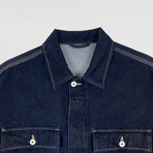 YZY SZN 6 Unreleased Sample Work Shirt In Denim