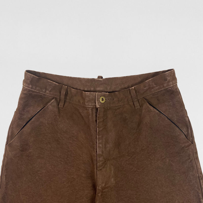 YZY SZN 2 Unreleased Runway Workwear Pants In Brownstone