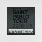 TLOP 2016 Saint Pablo Tour Backstage Pass
