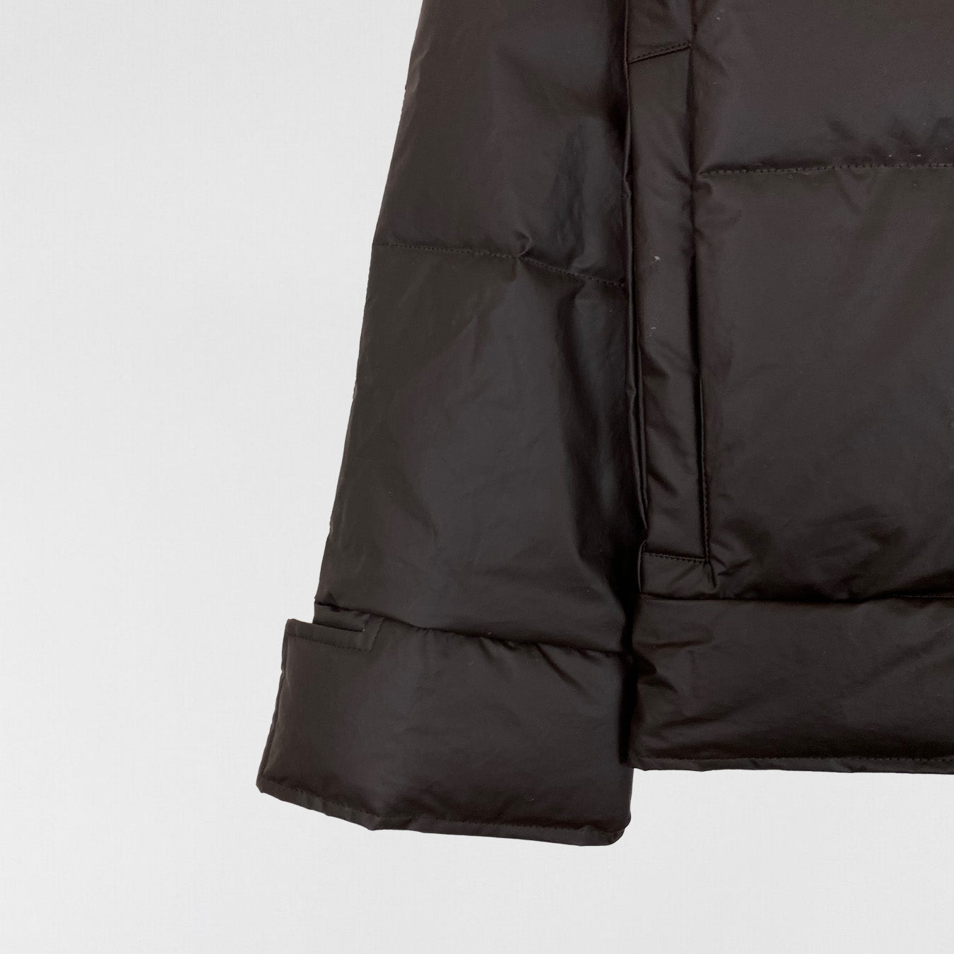 YZY SZN 3 Waxed Down Puffer Jacket Onyx Shade