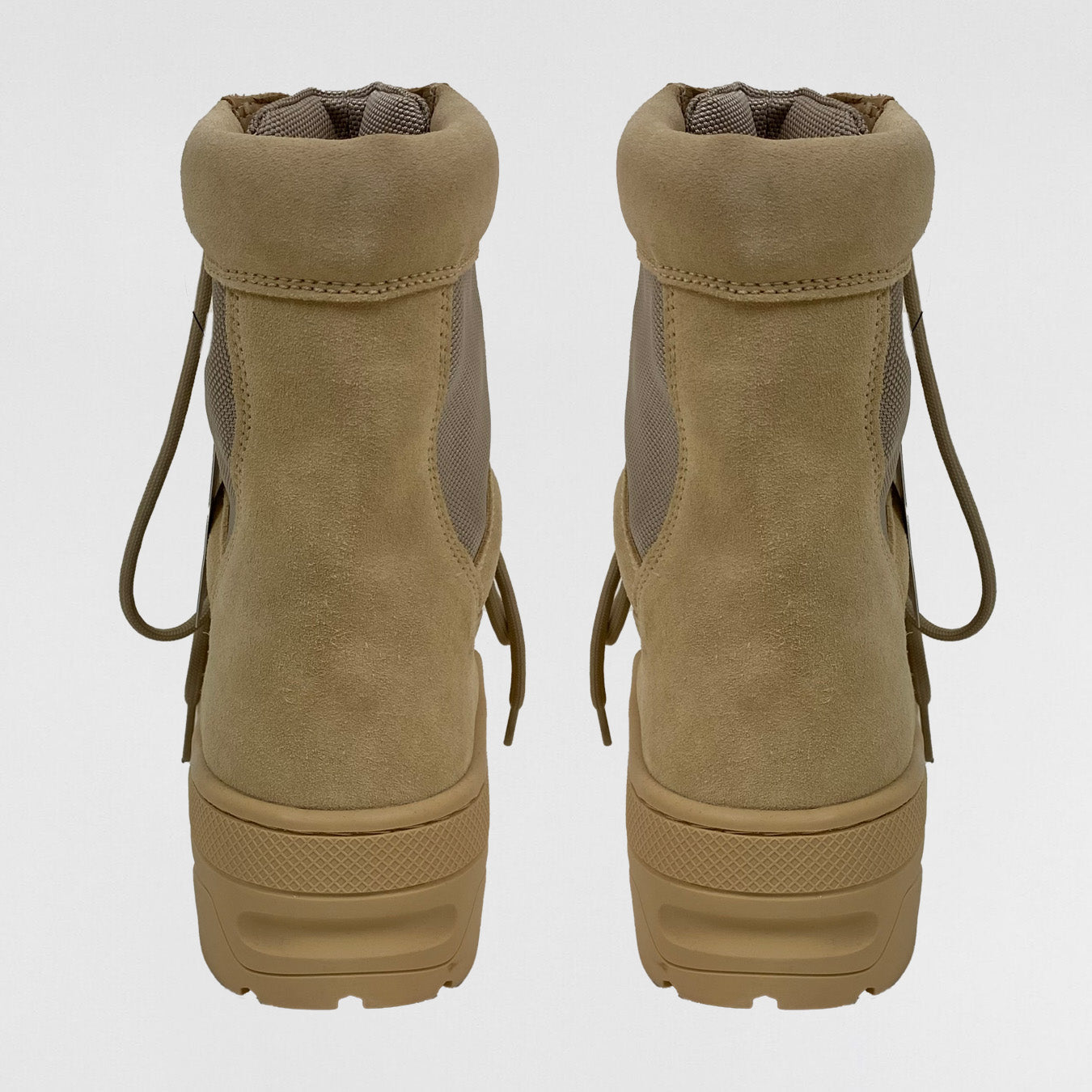 YZY SZN 4 Combat Boots In Sand
