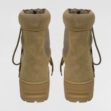 YZY SZN 4 Combat Boots In Sand