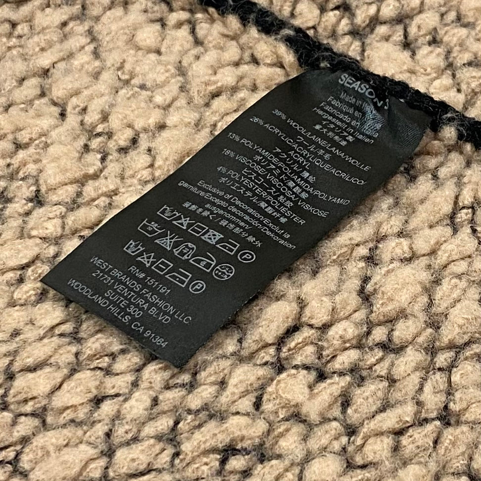 YZY SZN 3 Oversized Teddy Boucle Sweater