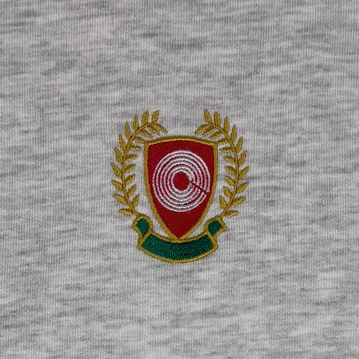 YZY SZN 5 Embroidered Calabasas Crewneck In Heather Grey