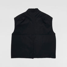YZY SZN 1 Nylon Oversized Padded Vest In Black