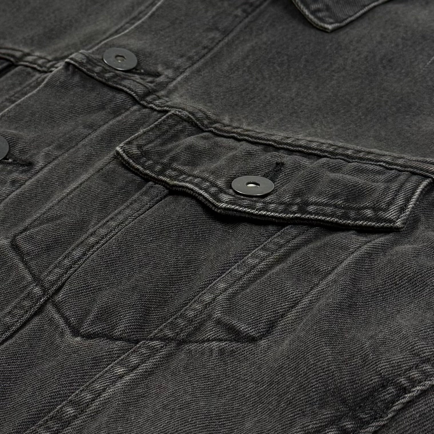 YZY SZN 5 Classic Denim Jacket In Faded Ink