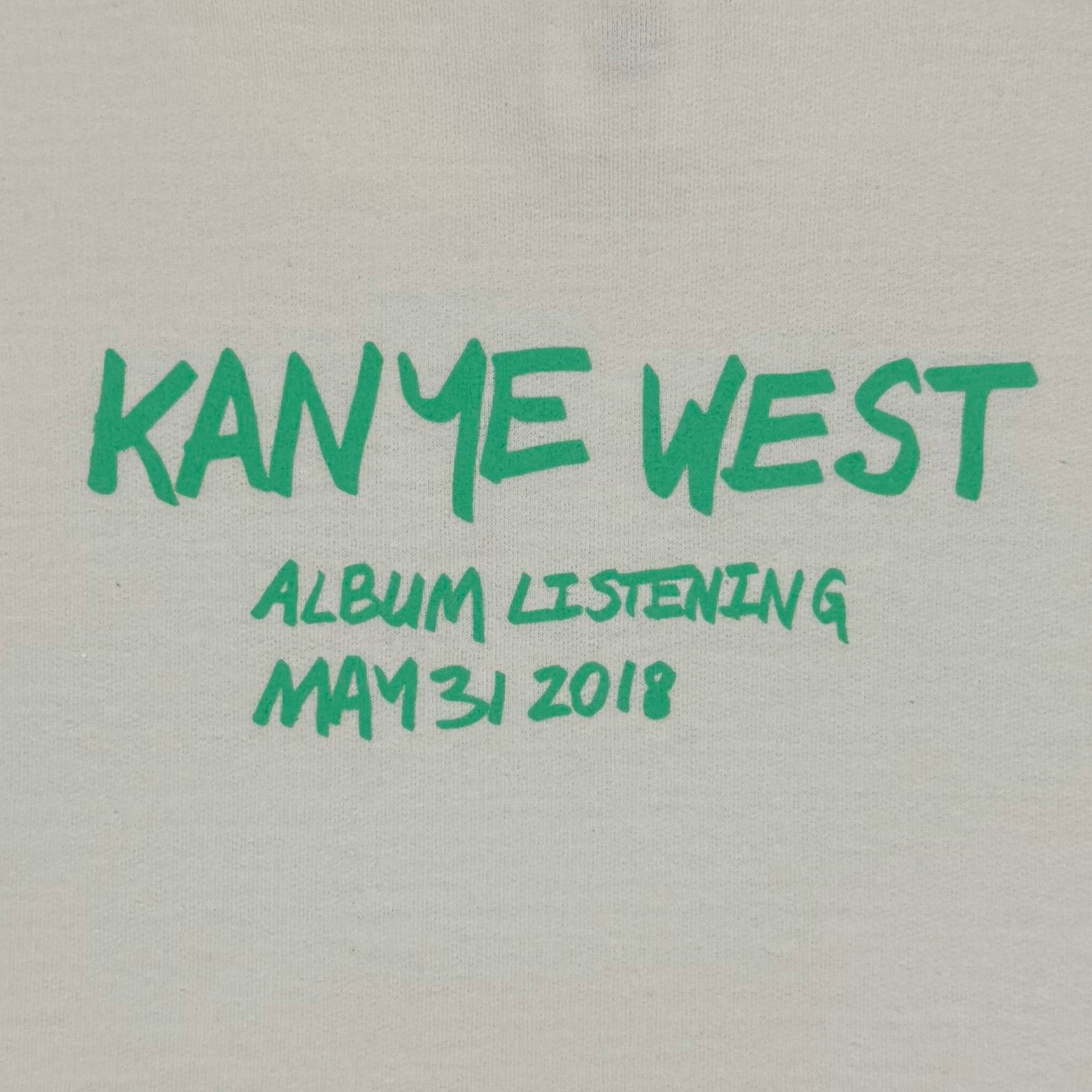 Ye 2018 Wyoming Hoodie In White