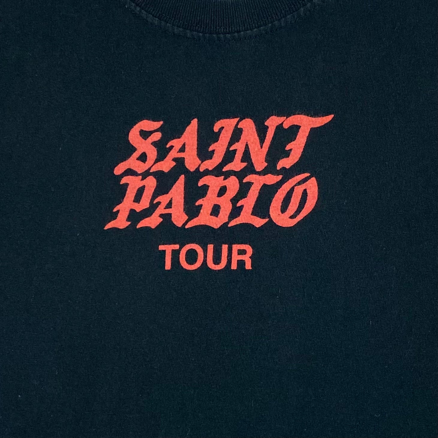 TLOP 2016 Saint Pablo Tour 'General Admission' Tee In Black