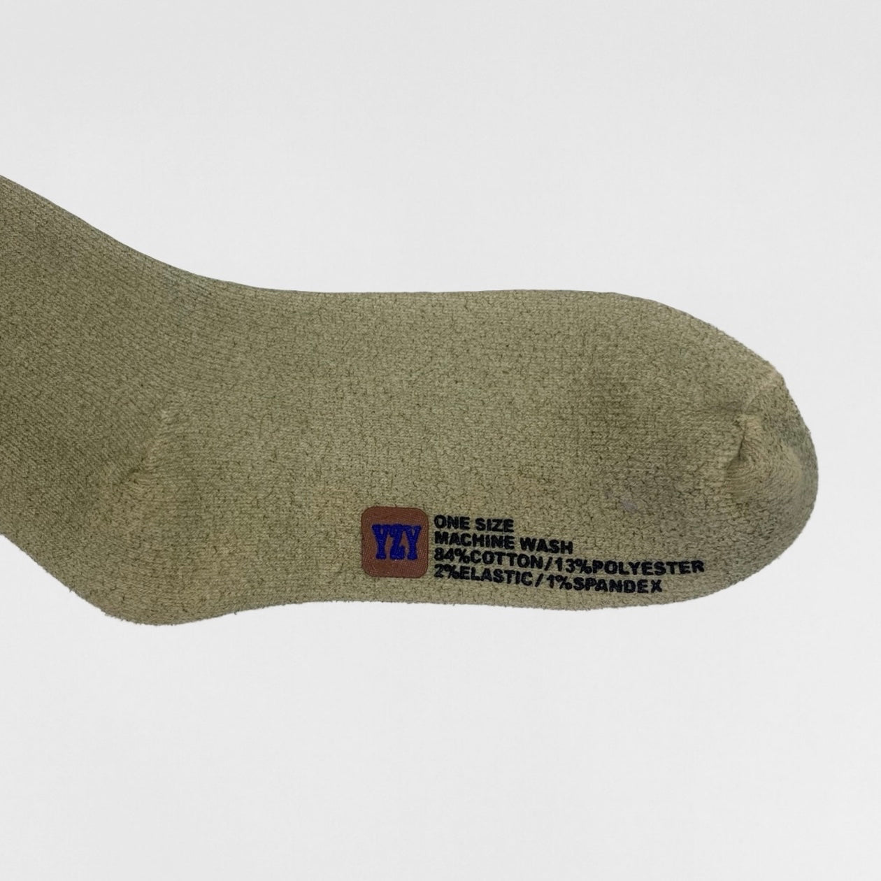 YZY GAP 2020 Unreleased Wyoming Two Tone Bouclette Sample Socks