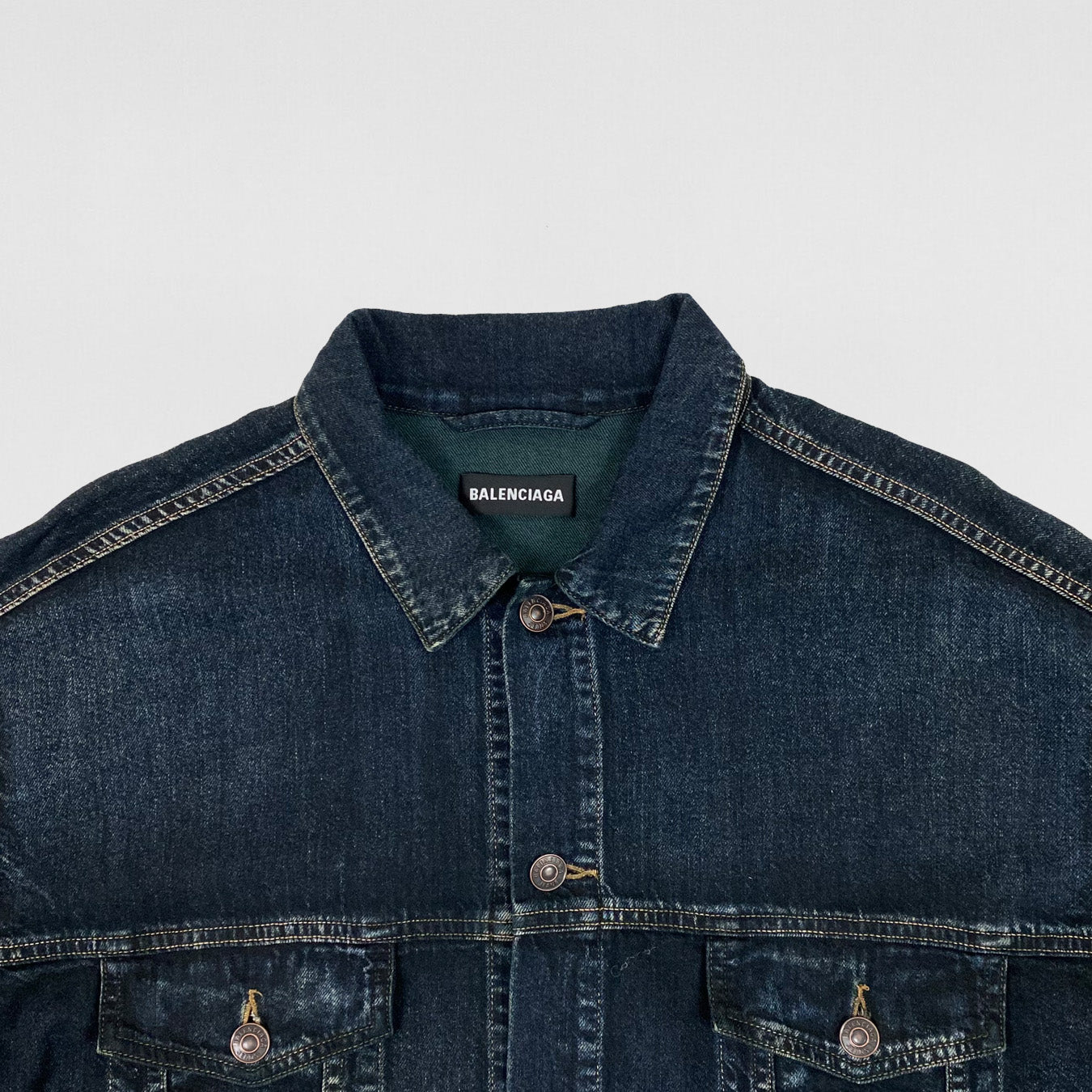 YE24 2022 Logo Denim Overshirt