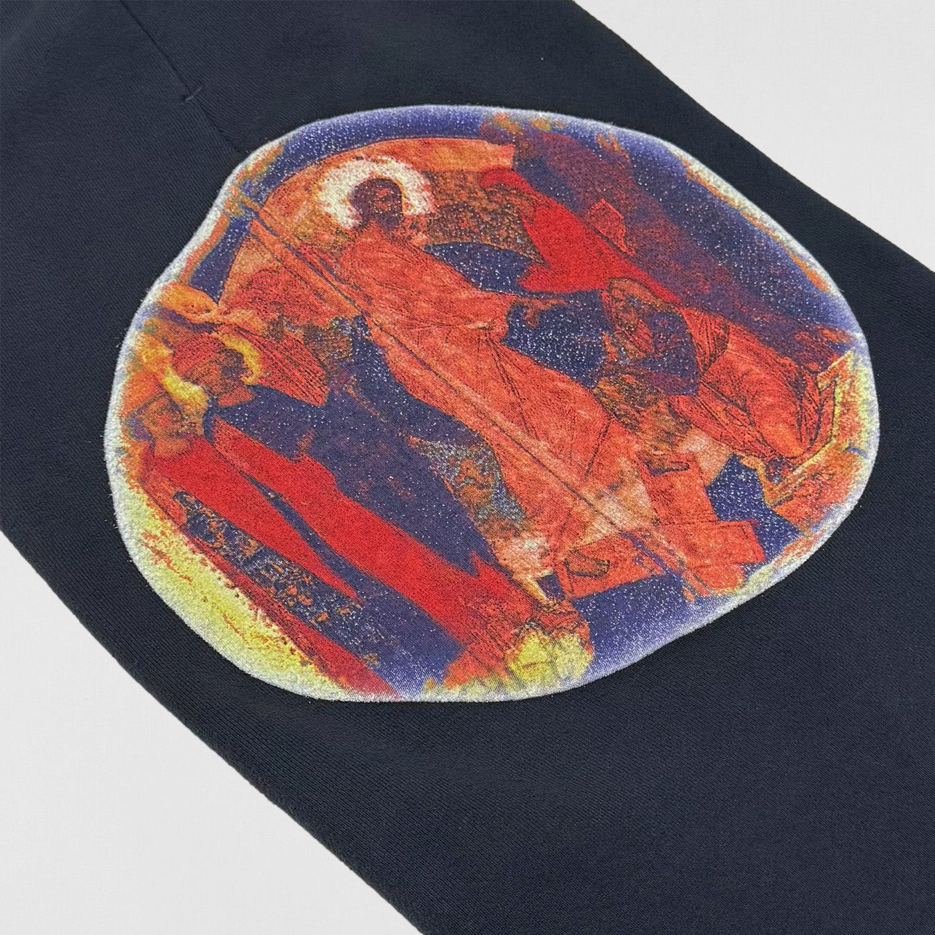 JIK 2019 Angel Portrait Sweatpants In Navy