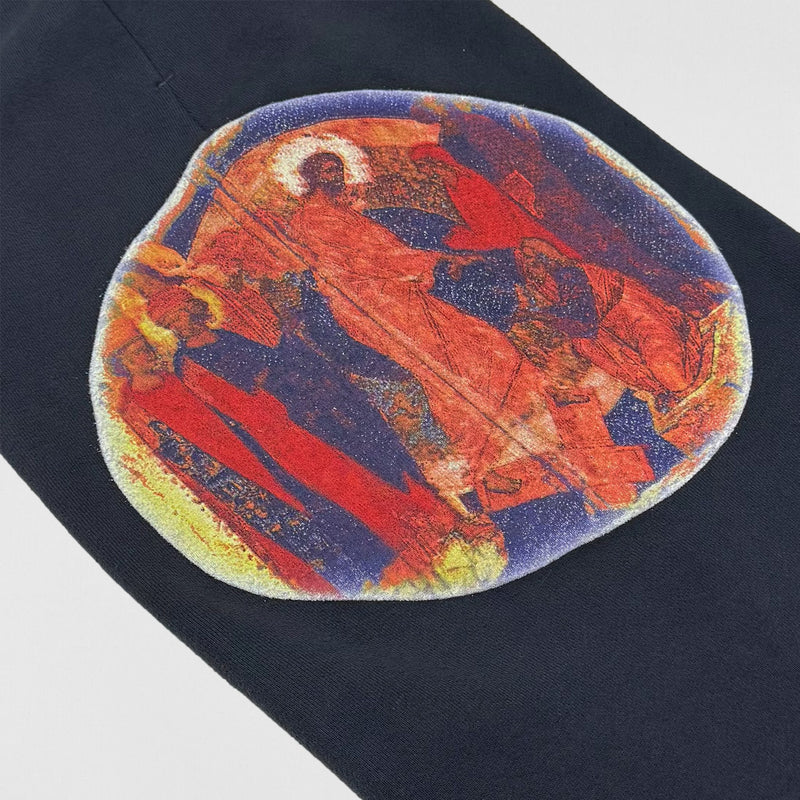 JIK 2019 Angel Portrait Sweatpants In Navy