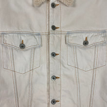 YZY SZN 5 Sherpa Denim Jacket In Bleach