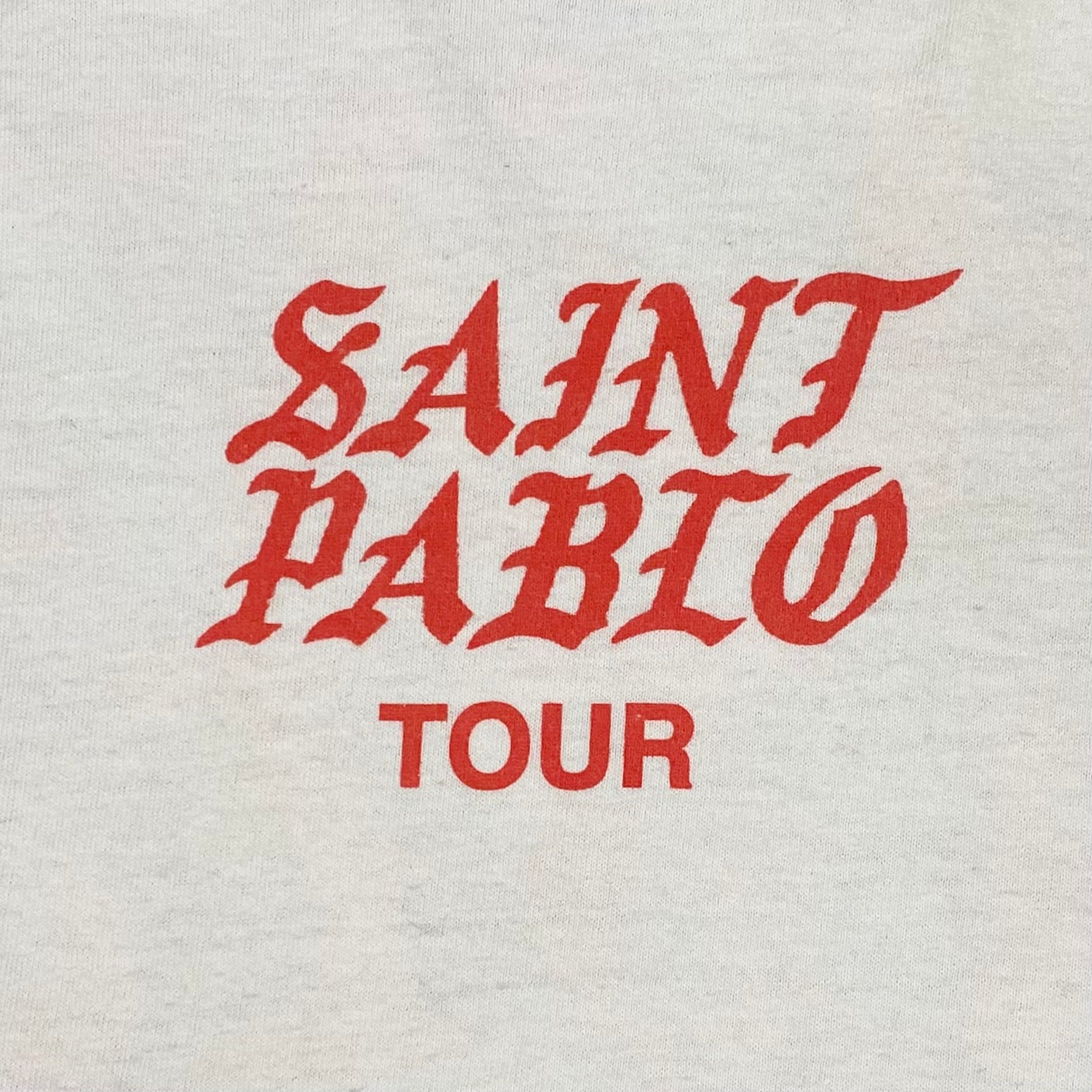 TLOP 2016 Saint Pablo Tour 'General Admission' Long Sleeve In White
