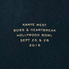 808’s & Heartbreak 2015 Hollywood Bowl Track-list Tee In Black
