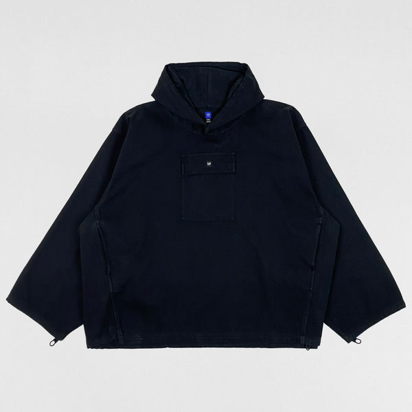 YGEBB 2022 Sateen Hooded Anorak In Black