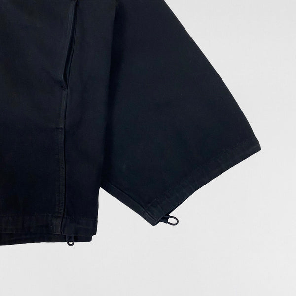 YGEBB 2022 Sateen Hooded Anorak In Black