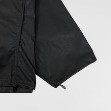 YGEBB 2022 Coated Cotton Hooded Anorak In Black