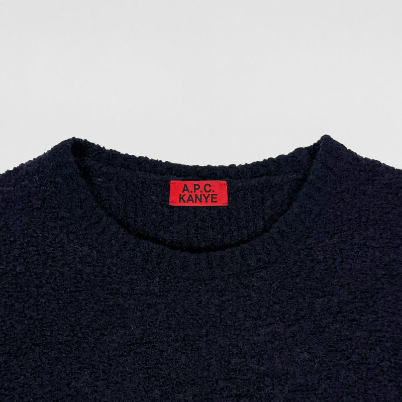 APC 2014 Oversized Airport Knit Sweater In Navy