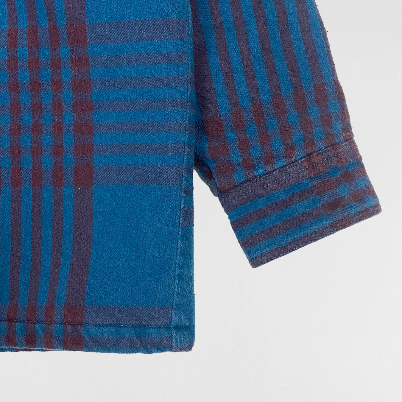 YZY SZN 5 Padded Oversized Flannel In Blue