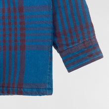 YZY SZN 5 Padded Oversized Flannel In Blue