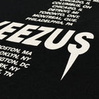 Yeezus Tour 2013 Black Skinhead Tee By Nick Knight