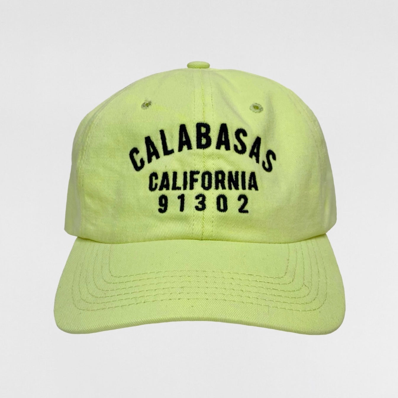 YZY 2017 Calabasas Embroidered Hat In Frozen Yellow