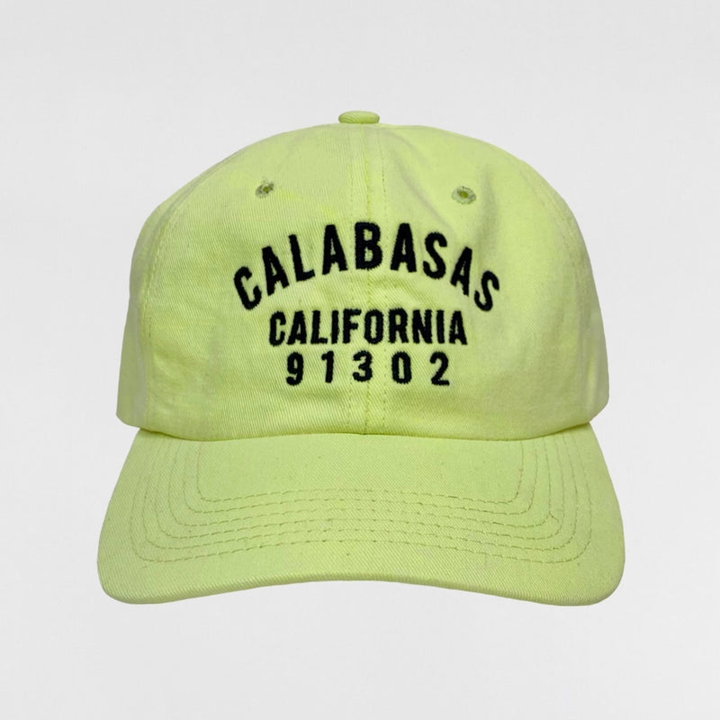 YZY 2017 Calabasas Embroidered Hat In Frozen Yellow