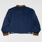 YZY SZN 6 Flannel Lined Corduroy Denim Sample Jacket In Blue