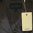 YZY SZN 3 Waxed Down Puffer Jacket Onyx Shade