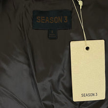 YZY SZN 3 Waxed Down Puffer Jacket Onyx Shade