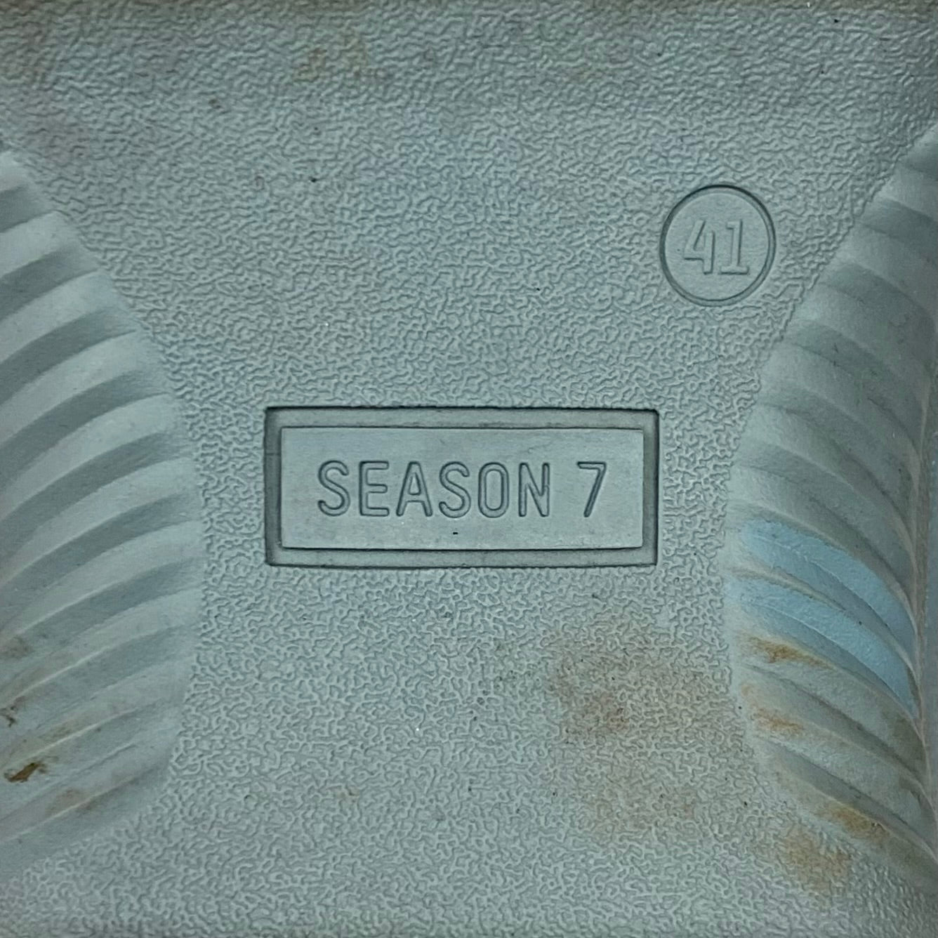 YZY SZN 7 Suede Desert Boots In House Blue