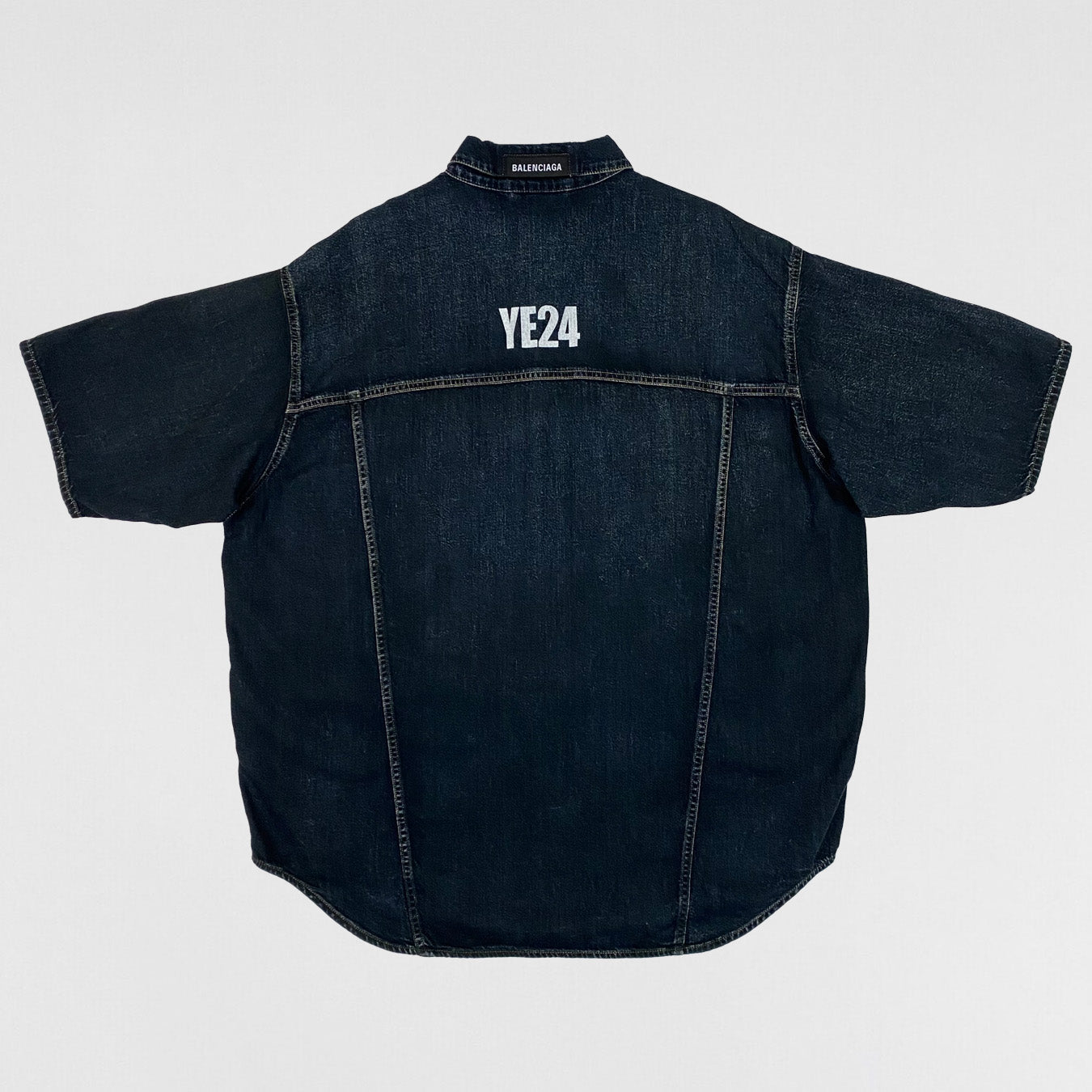 YE24 2022 Logo Denim Overshirt