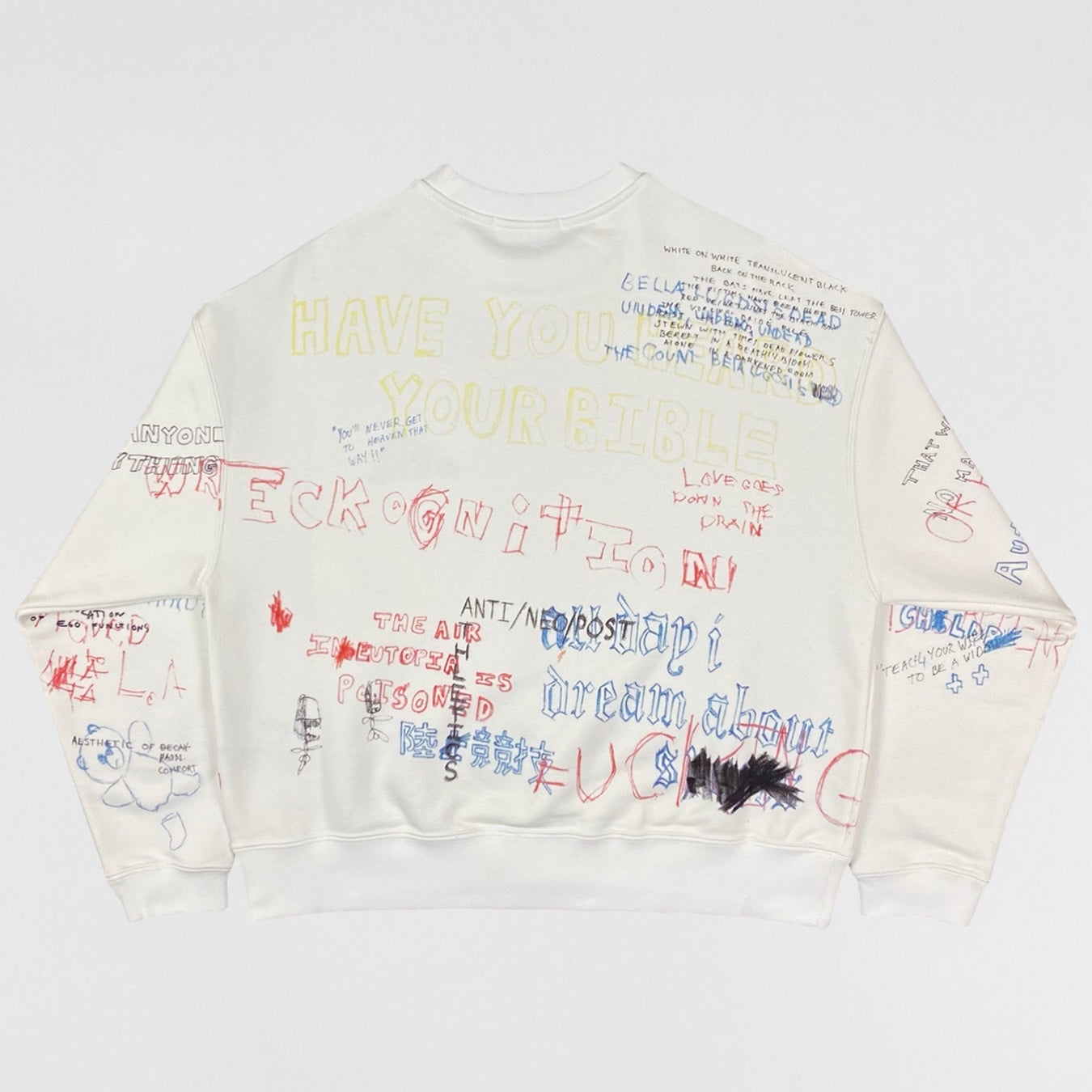 YZY SZN 5 Scribbled Adidas Crewneck By ERD