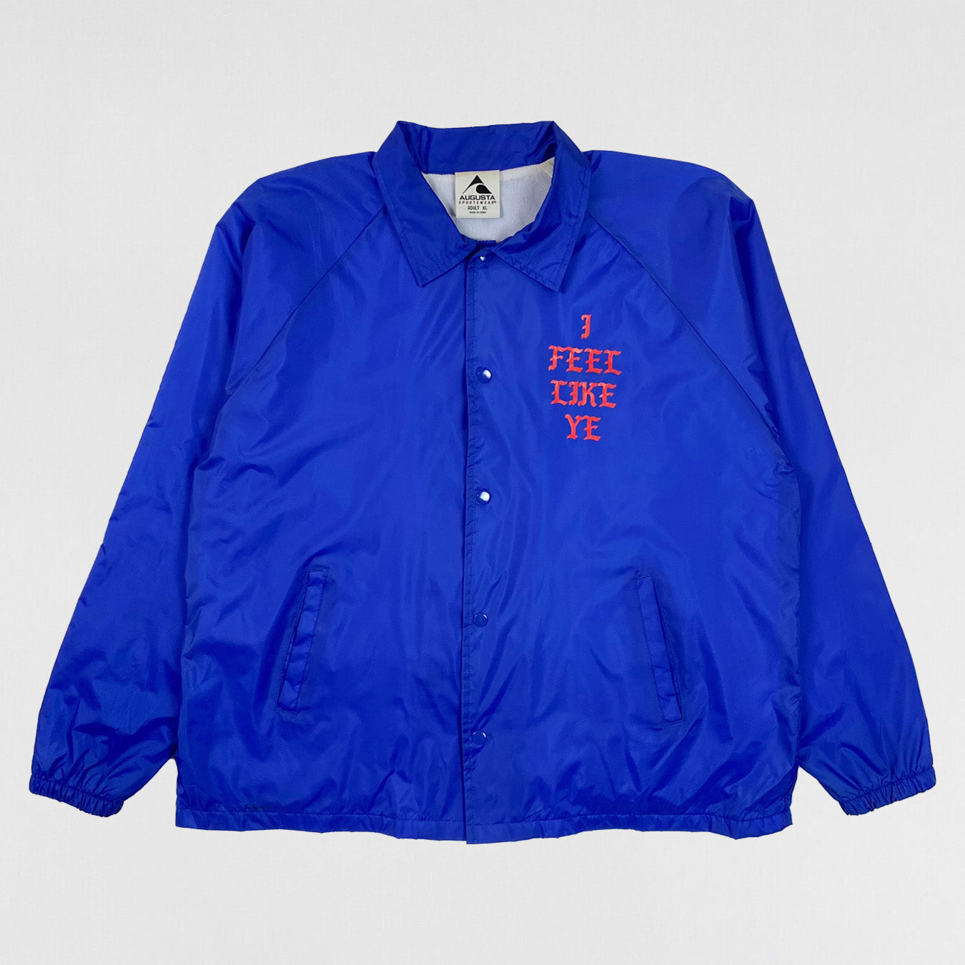 TLOP 2016 'I Feel Like Ye' Coach Jacket In Blue