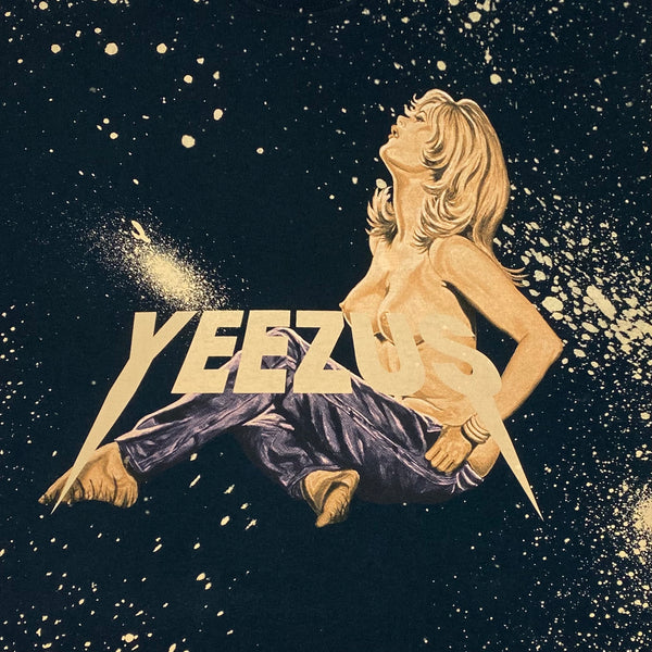 Yeezus Tour 2014 Las Vegas Tee In Bleach Splatter
