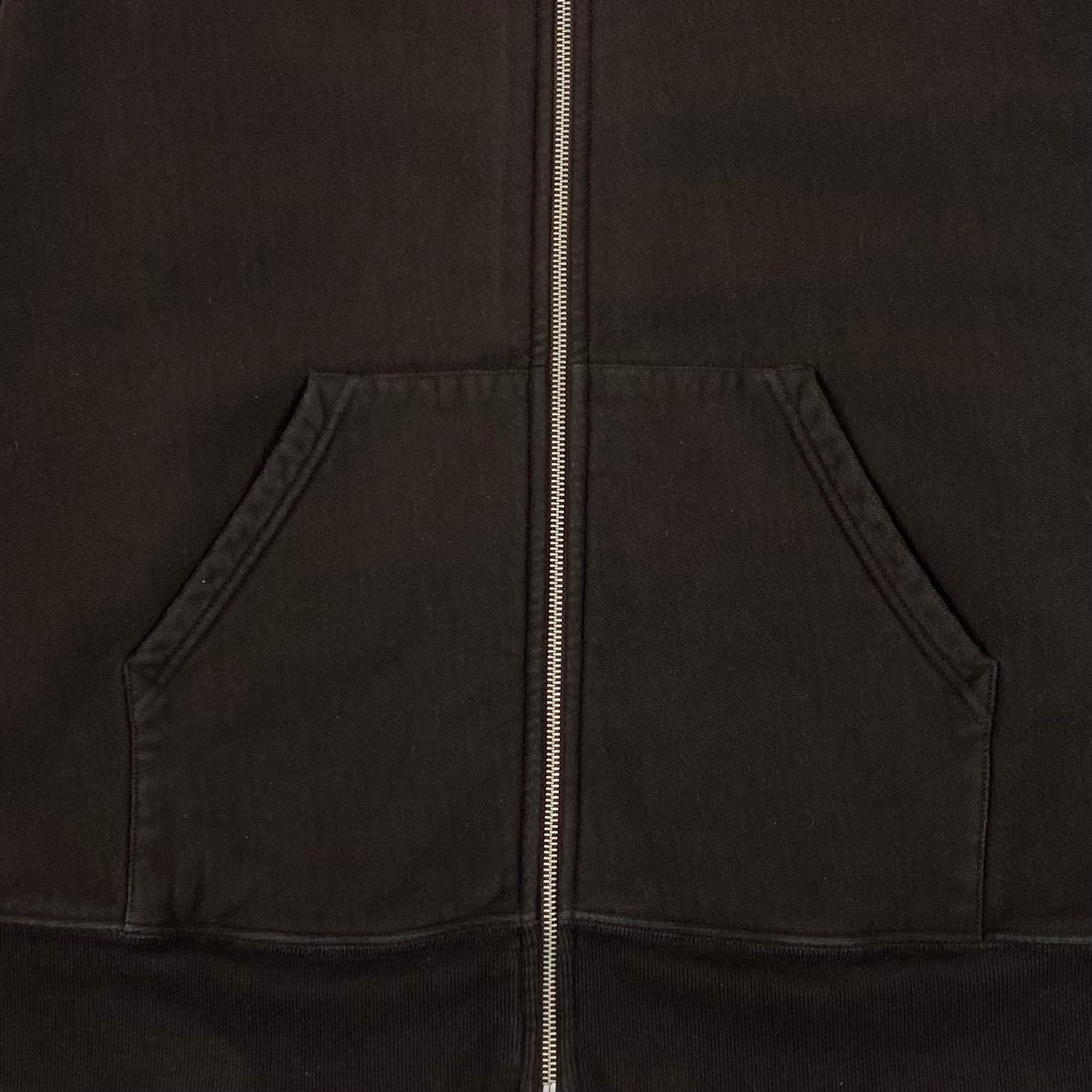 YZY SZN 3 Zip Up Hoodie In Onyx Dark