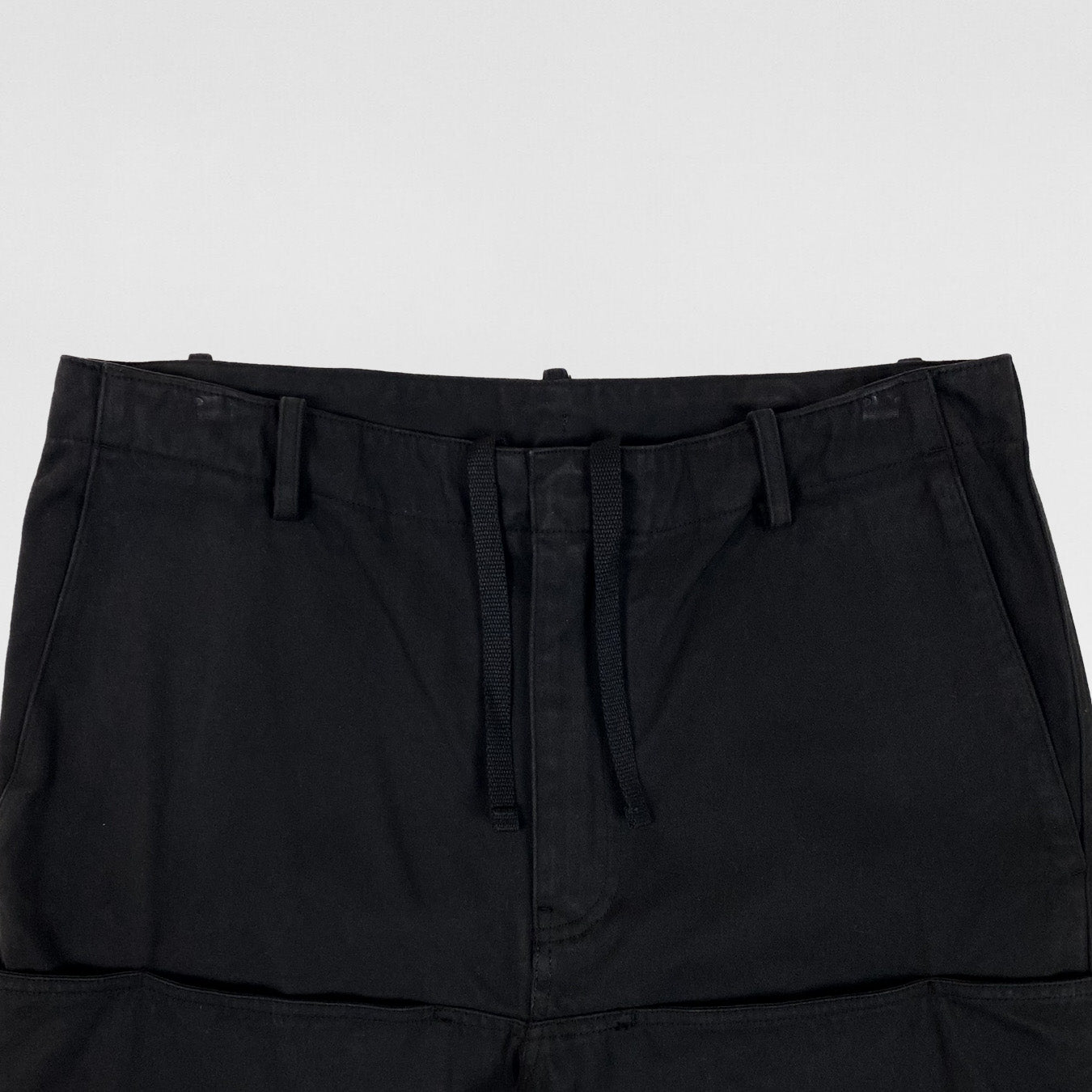 YGEBB 2022 Sateen Cargo Pants In Black