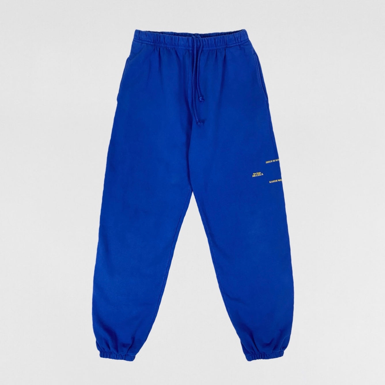 JIK 2019 Vinyl Album Sweatpants In Blue