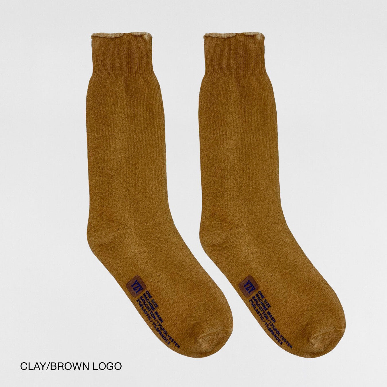 YZY GAP 2020 Unreleased Wyoming Two Tone Bouclette Sample Socks