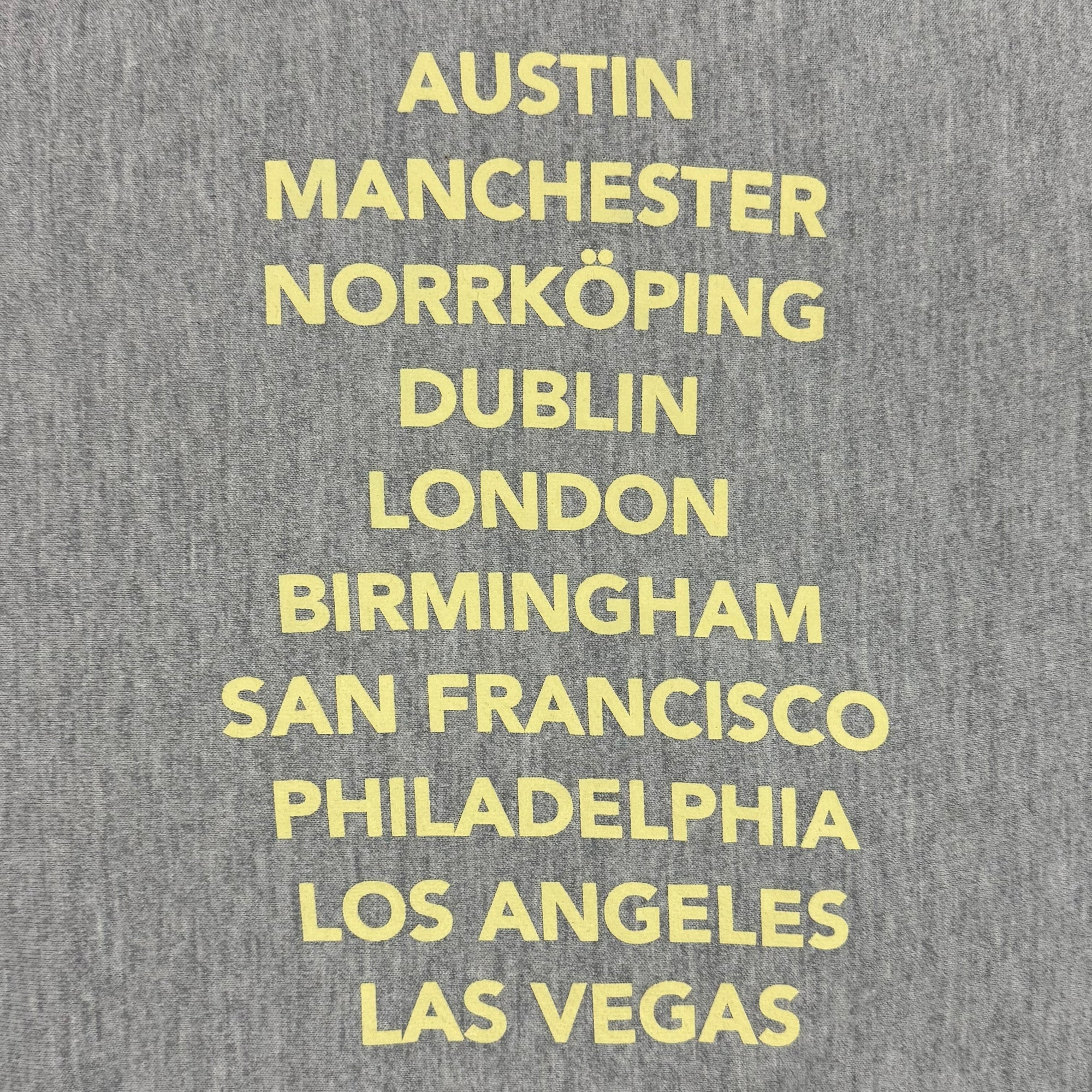 Yeezus Tour 2014 Unreleased Glastonbury Festival Crewneck In Grey