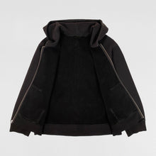 YZY SZN 3 Zip Up Hoodie In Onyx Dark