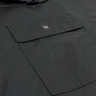 YGEBB 2022 Coated Cotton Hooded Anorak In Black