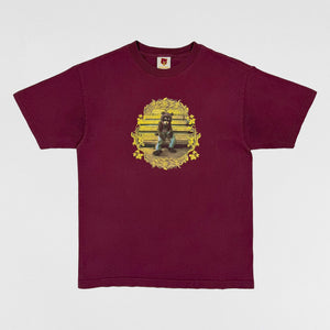 The College Dropout 2004 Album Crest Tee in Burgundy