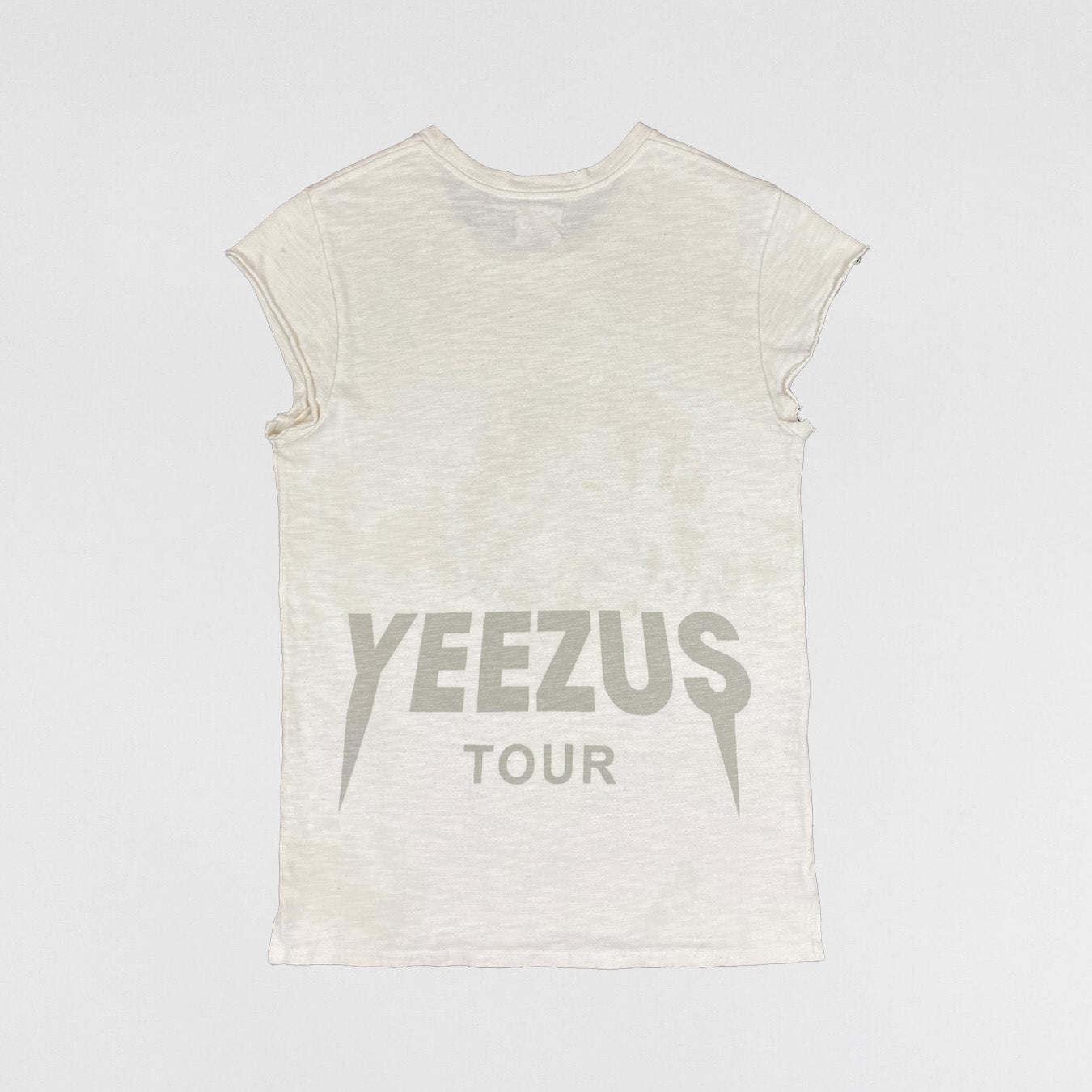 Yeezus Tour 2013 Black Friday Cut Off Tee In White